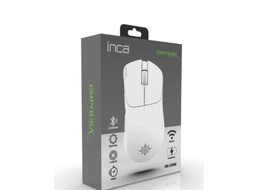 Inca IMG-329MX Empousa Bluetooth+Wireless+Wired 3 Mod Rechargeable 12000 Dpi  Macro Keys  Gaming Mouse