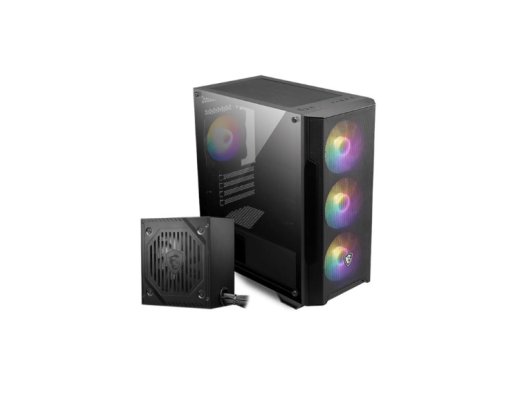 MSI MAG FORGE M100A D60 600W 80+ 4x12CM ARGB FAN mATX KASA
