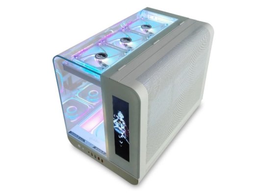 QUADRO EAGLE QX100-B 9x12CM RGB FAN USB3.2 PENCERELI MID-TOWER BEYAZ KASA