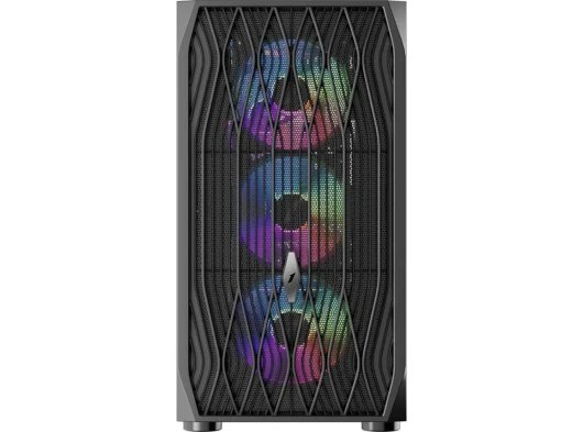 1ST PLAYER ARIYA AY7 SİYAH 650W 80+ ARGB 4X12CM FAN TEMPERLİ CAM MESH USB 3.0 ATX KASA