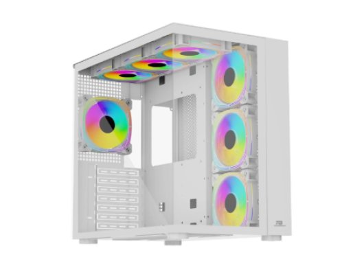 POWER BOOST PB-SS02W 7x ARGB FAN ATX SEA VIEW USB3.0 BEYAZ KASA