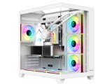 GAMEPOWER WARCRY TOPGLASS 4XARGB KASA 850W WHITE