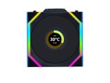 LIAN LI COOLER FAN LIAN LI UNI FAN SL120 LCD 3PACK RGB BLACK WIRLESS