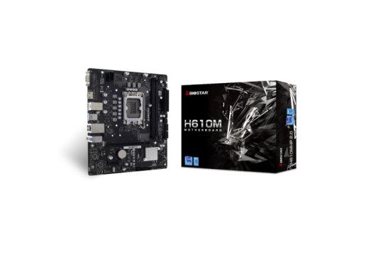 Biostar H610MHP 2.0 Intel 1700p DDR4 3200 HDMI VGA M2 mATX