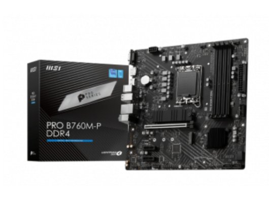 MSI PRO B760M-P DDR4 4800(OC) DDR4 HDMI DP M.2 ATX 1700p Anakart