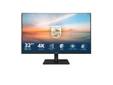 PHILIPS 31.5 4MS 60MHZ 4K UHD 3840X2160 2XHDMI 1XDP HOPARLÖR FLICKER-FREE DÜŞÜK MAVİ IŞIK VESA SİYAH