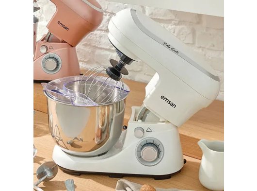 Emsan Bella Gusto Beyaz Hamur Yoğurma Makinesi 1300W 5L