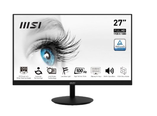 MSI 27'' PRO MP271A E2 1MS 120HZ 1920x1080 (FHD) FLAT IPS ADAPTIVE-SYNC MONITOR