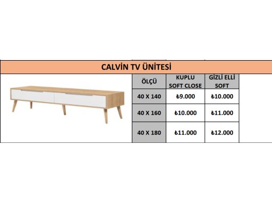 CALVİN TV ÜNİTESİ