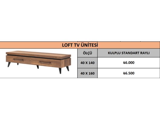 LOFT TV ÜNİTESİ