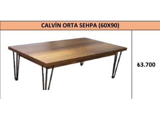 CALVİN ORTA SEHPA (60X90)