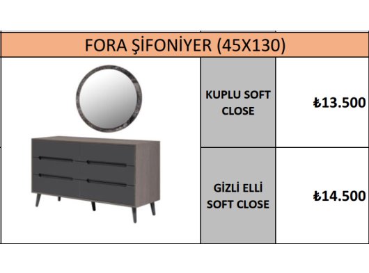 FORA ŞİFONİYER (45X130)
