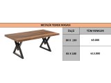 METALİK YEMEK MASASI
