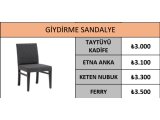 GİYDİRME SANDALYE