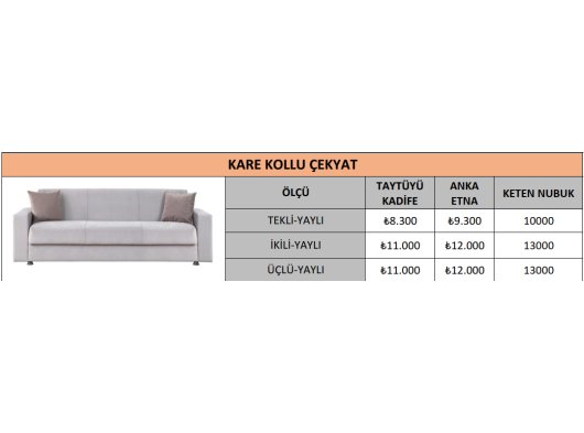 KARE KOLLU ÇEKYAT