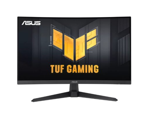 ASUS TUF 27'' GAMING VG27VQ3B 1MS 180MHZ 2XHDMI 1XDP FHD 1920X1080 YÜKSEKLİK AYARI CURVED VESA SİYAH