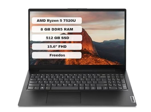 Lenovo V15 82YU0124TX 15.6'' R5-7520U 8GB 512GB DOS