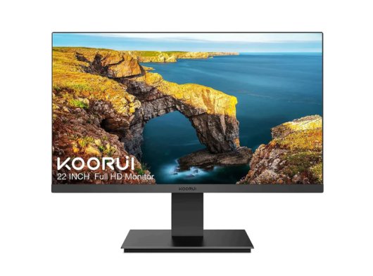 KOORUI 22N1 LED 21.5'' 75HZ 6MS MONİTÖR SİYAH