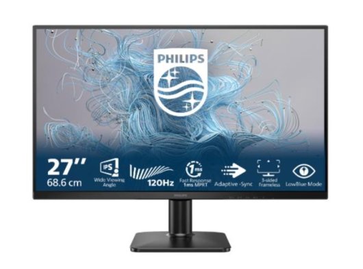 PHILIPS 27'' 1920x1080 1MS 120Hz IPS HDMI/VGA +VESA MONITOR