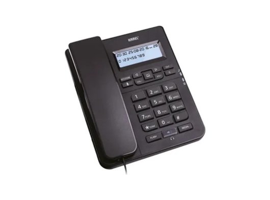 Karel TM145 Kablolu Telefon - Siyah/Beyaz