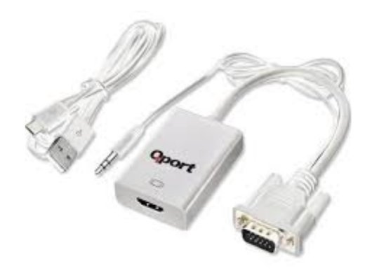 QPORT Q-VH VGA TO HDMI ÇEVİRİCİ + SES KABLO