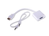 QPORT Q-HD-VGJ HDMI TO VGA ÇEVİRİCİ + SES ÇEVİRİCİ