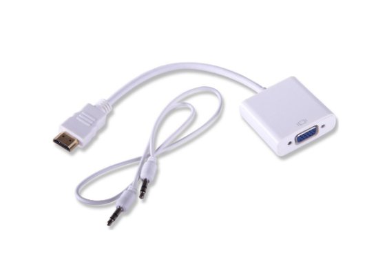 QPORT Q-HD-VGJ HDMI TO VGA ÇEVİRİCİ + SES ÇEVİRİCİ