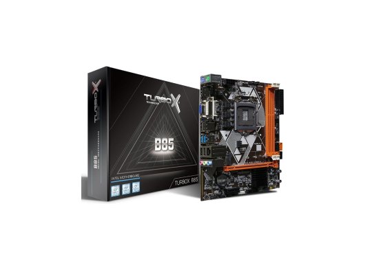 TURBOX WORKTEAM B85 (H81) 1150P DDR3 SES LAN HDMI/DVI/VGA SATA3 USB3.0 mATX