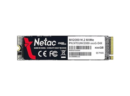 Netac NV2000 256GB SSD m.2 NVMe 2500-1000 MB/s , PCIe Gen3.1 x4