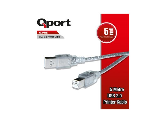 QPORT Q-PR5 USB 2.0 5M YAZICI KABLOSU