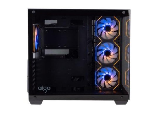 AIGO C285P 750W 80+ Bronze Siyah ARGB Mid Tower Kasa