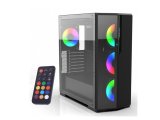 INCA EGM-17XN 4X120mm ARGB Fan Control Remote USB 3.0 Mid-Tower ATX Tempered Glass Gamıng KASA (PSU YOK)