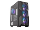 Cooler Master TD500 ARGB Mid Tower Siyah Kasa 4x120mm Fanlı, Tempered Glass, Kristal Mesh Ön pan