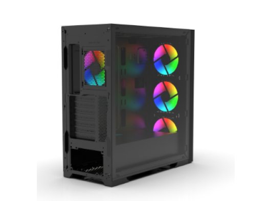 INCA EGM-17XB 4X120mm ARGB Fan Control Remote USB 3.0 Mid-Tower ATX Tempered Glass Gamıng KASA (PSU YOK)