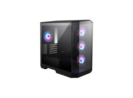 MSI MAG PANO M100R PZ TEMPERLİ CAM 3X120MM 1X120MM ARGB FAN MATX SİYAH
