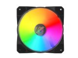 Evercool F12 38CFM 1200RPM 12cm Rainbow Siyah Kasa Fanı
