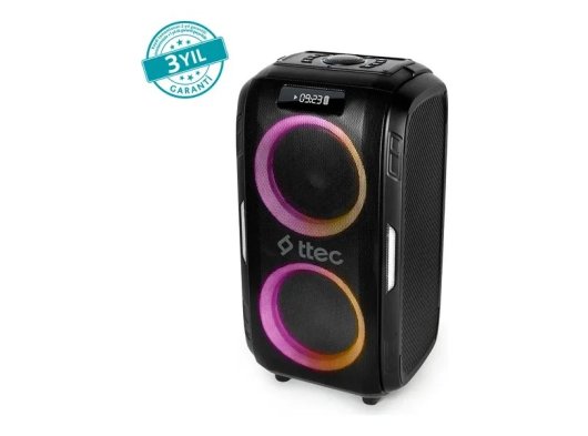 Ttec Carnival Pro 120W Taşınabilir Kablosuz Bluetooth Parti Hoparlörü