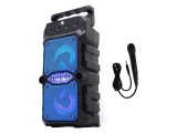 PolyGold GTS-1571 Rgb Işıklı Mikrofonlu Outdoor Parti Hoparlörü Bluetooth Hoparlör 3x2'' Kablosuz Speaker