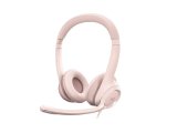 LOGITECH H390 USB MIKROFONLU PEMBE KULAKLIK