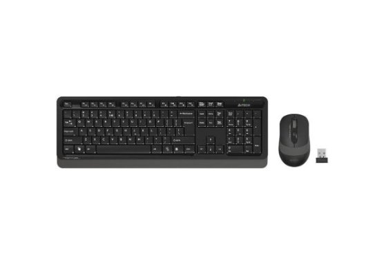 A4 Tech FG1010 Q Kablosuz MM Klavye Mouse Gri