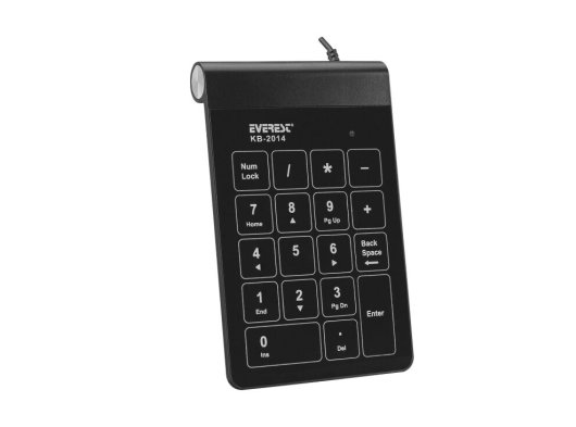 Everest KB-2014 Siyah USB Dokunmatik Numerik Standart Klavye