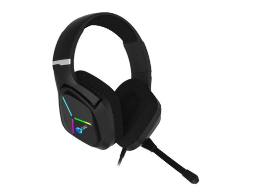 LENOVO LECOO HT406 3.5mm Jack+ USB RGB AYDINLATMALI KABLOLU KULAKLIK SİYAH