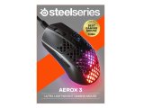 SteelSeries Aerox 3 Wireless 62612 Onyx 18000 CPI 6 Tuş RGB Optik Kablosuz Gaming Mouse