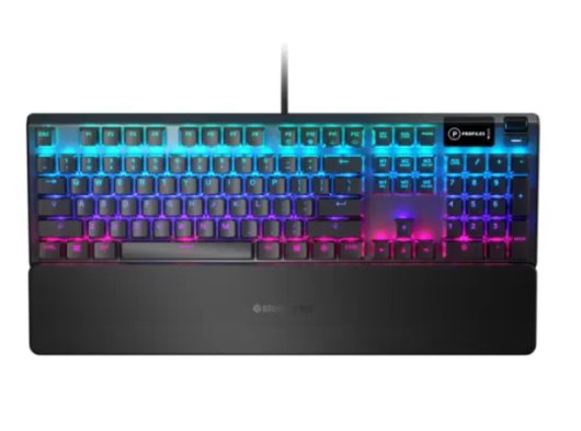 SteelSeries Apex 5 64538 TR Q RGB Blue Switch Hibrit Mekanik Gaming Klavye