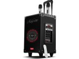 Powerway Şarjlı Çift Mikrofonlu Hoparlör Karaoke Sistemi Taşınabilir Amfi MT70 Bluetooth Hoparlör