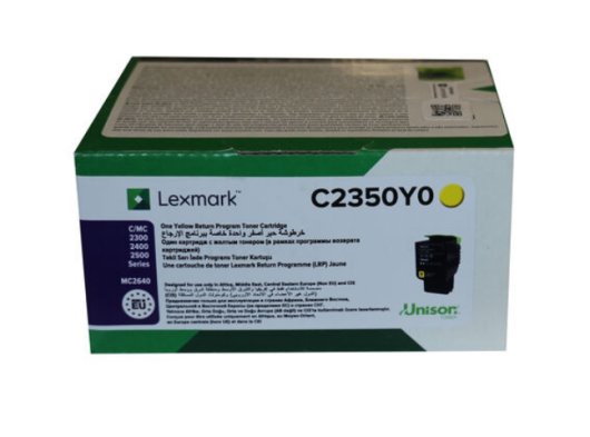 LEXMARK C2350Y0 LASER TONER SARI 1.000 SAYFA