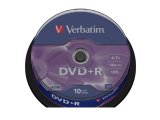 VERBATIM 43498 DVD-R 4,7GB 16X 10'LU CAKEBOX