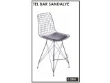 TEL BAR SANDALYE