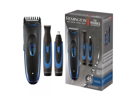 Remington HC910 The Works Hair Clipper Gift Pack Boxed