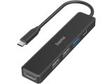 USB-C hub, multi-port, 5 ports, 3x USB-A, USB-C, HDMI™